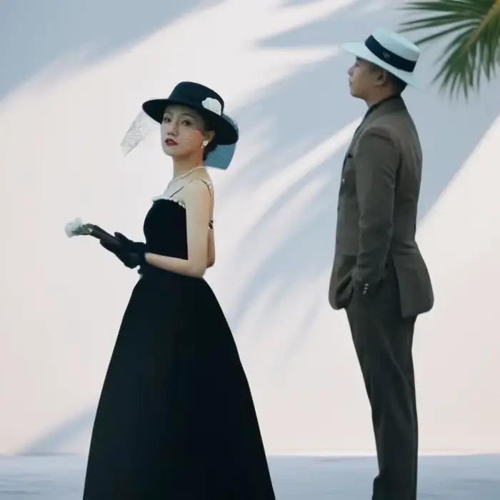 Hebe Style noir dentelle camélia chapeau élégant français noble à la mode plat haut-de-forme Chic casquette sans bride