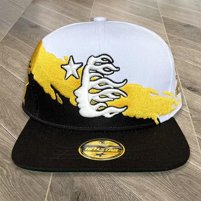 Casquette de baseball HELLSTAR brodée avec logo, casquette ajustée, casquette de sport décontractée pour hommes et femmes toutes saisons