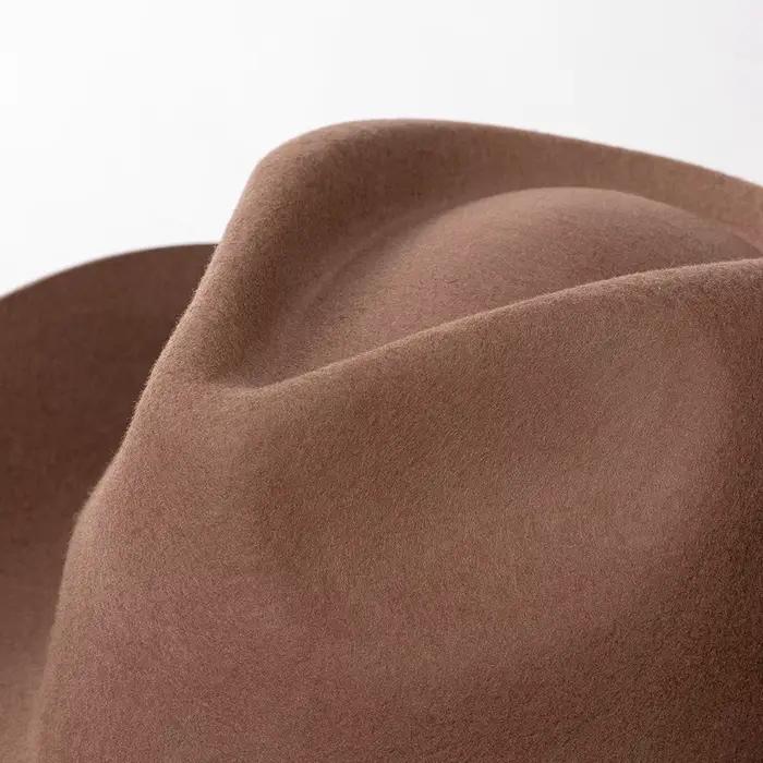 Chapeau de Cowboy occidental 100% laine pour femmes et hommes