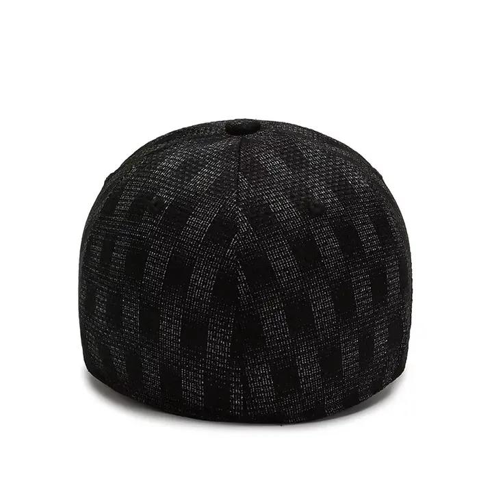 Casquette de baseball stretch unisexe crazy busy plaid solide ajustement visière sport pour homme et femme quatre saisonsextérieuractivités户外运动