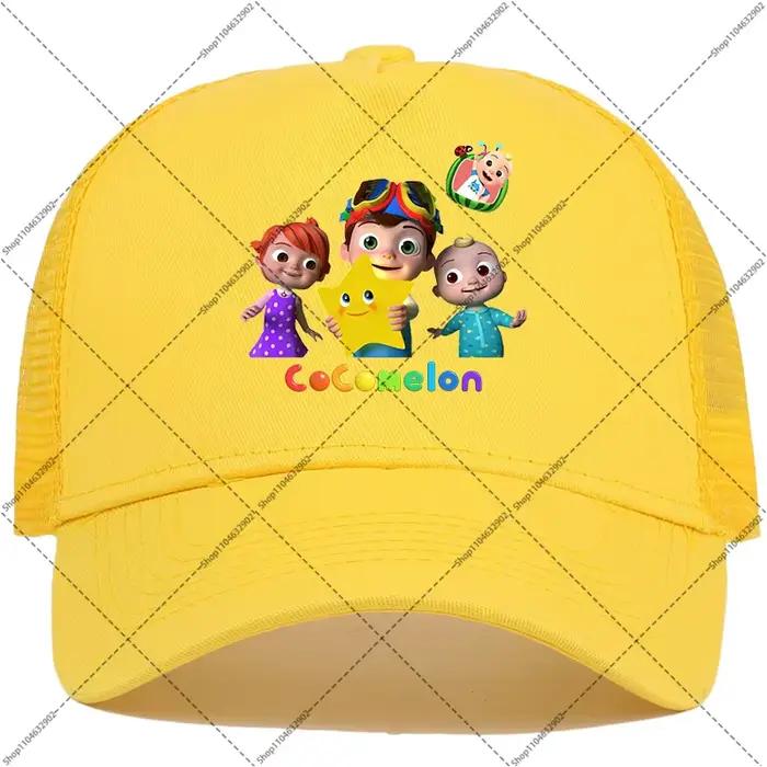 Cocomelons Boys Girls Cute Baseball Caps Unisex Sun Hats Adult Children Summer Fashion Hat Cartoon Anime Pattern Print Cap Gifts