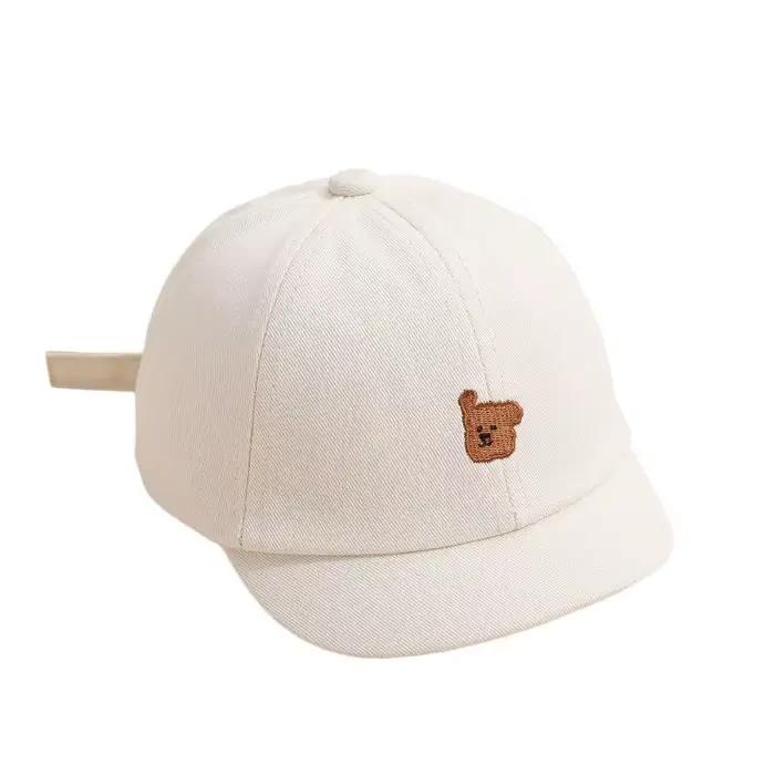 Casquette Bébé 47-50CM 1-3 Ans Printemps Été Nouvelle Broderie Chien