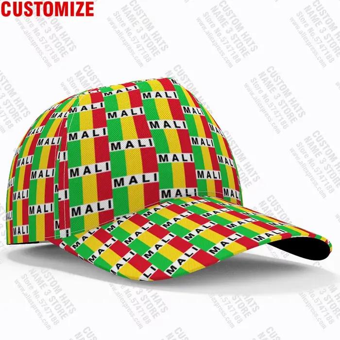 Casquette de baseball malienne avec nom et logo de l'équipe