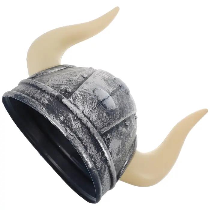 Chapeau de Corne de Bœuf de Buffle Viking Médiéval pour Adulte