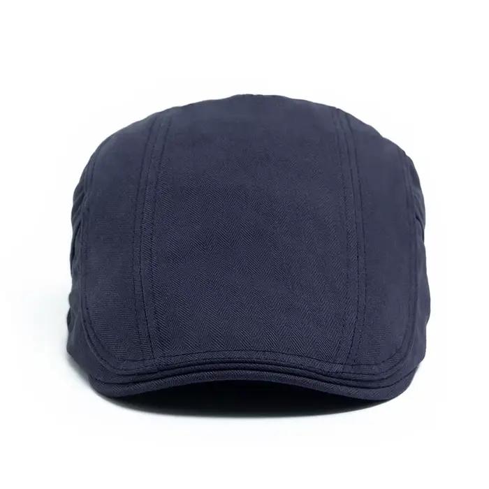 Béret unisexe coton solide style sport vintage mode décontracté pour hommes toutes saisons occasions spéciales