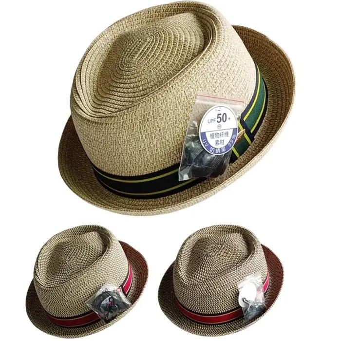 Chapeau Pork Pie Trancyfine Style Vintage Britanique Polyvalent pour Homme Occasions de Voyage Protection Solaire