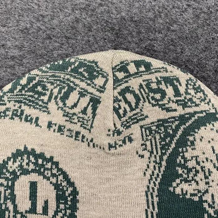 Creative USD Street Hip Hop tricoté chapeau Jacquard mâle femme pull nouvelle casquette de mode