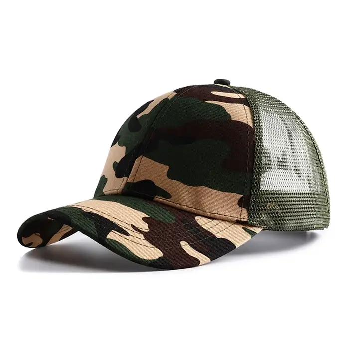 Chapeau de camionneur en maille de Camouflage pour femmes