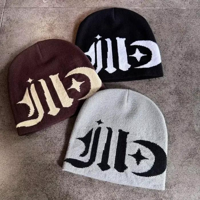 Casquette tête de mort en Jacquard