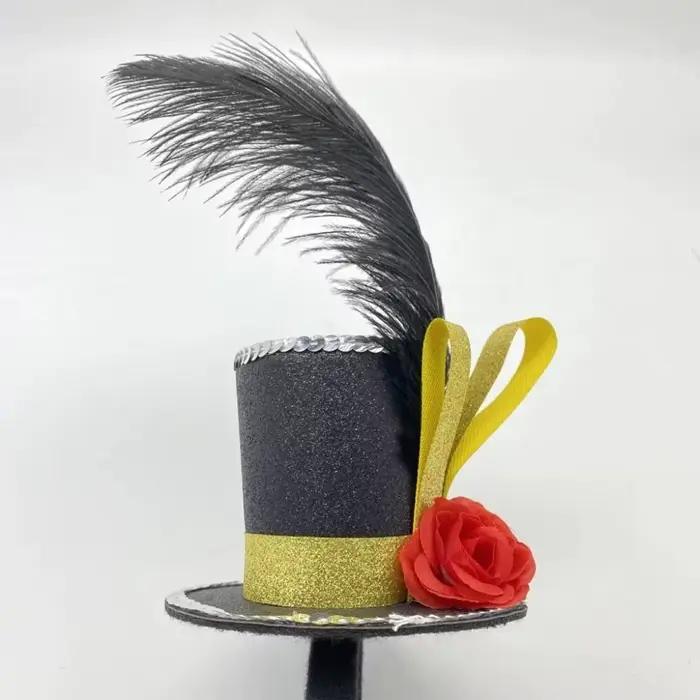 Déguisement fête de carnaval bandeau Vintage chevalier Protection solaire chapeau haut-de-forme de soldat jeu de rôle