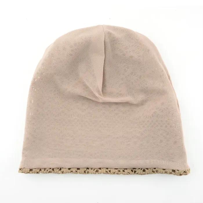 Chapeau en dentelle tricotée légère pour femmes