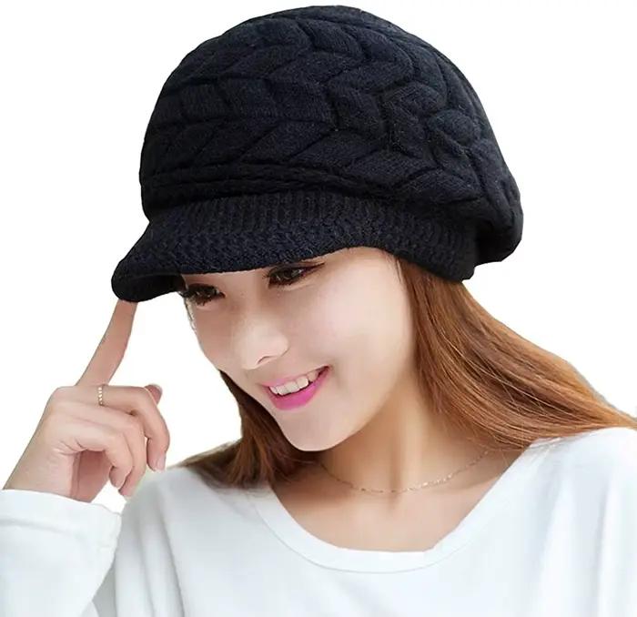 Bonnet en tricot unisexe pour homme et garçon