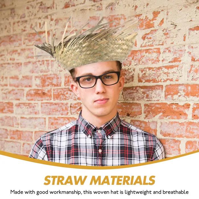 Chapeau de paille tissé