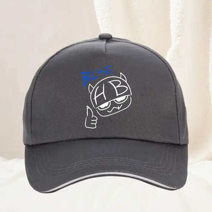 Casquette de baseball bleue Hannah Bahng HB pour hommes et femmes