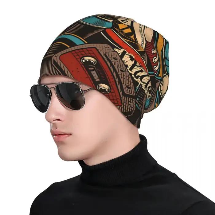 Bonnet fin à motif urbain pour hommes et femmes