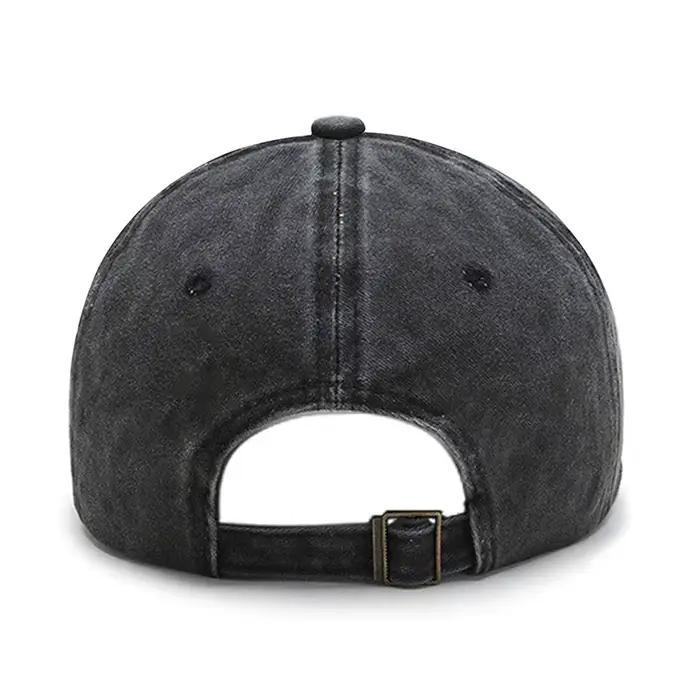 Casquette de baseball en coton lavé pour hommes et femmes