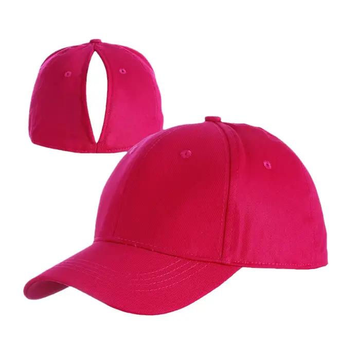Casquette de baseball magnétique pour queue de cheval