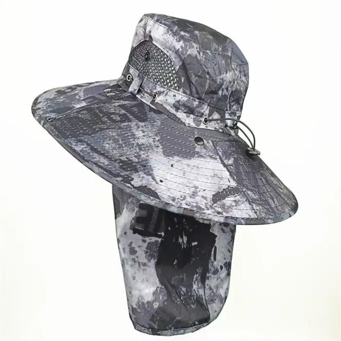 Chapeau de soleil à large bord anti-UV respirant