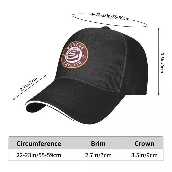 Casquette de baseball Geneve Servette HC Swiss Ice Hockey Sports Fans GSHC