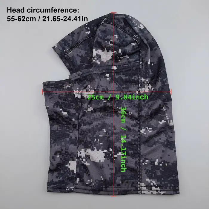 Cagoule d'été élastique et respirante pour homme et femme