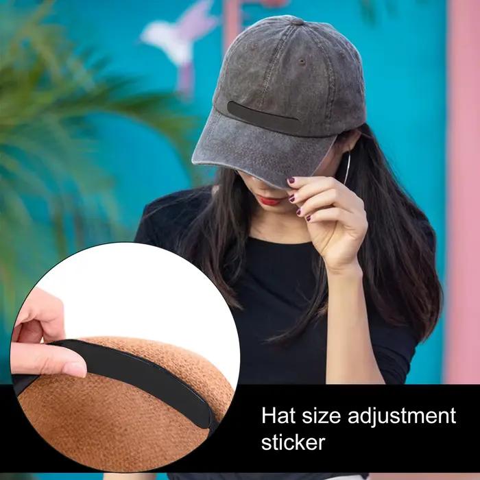 Bandelettes adhésives pour ajustement de chapeau