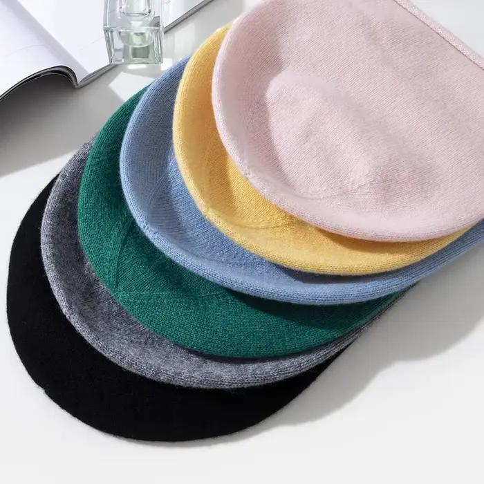 Bonnets en laine mérinos unisexe
