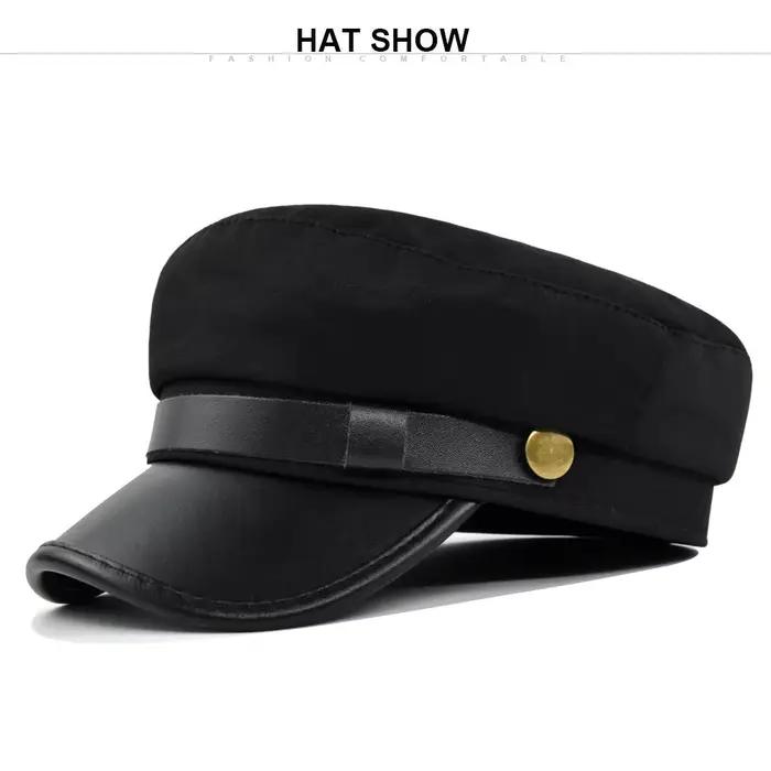 Casquette marine de style britannique