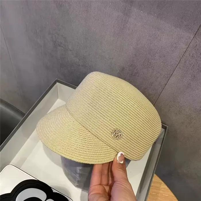 Chapeau de soleil tressé de styliste de Style britannique