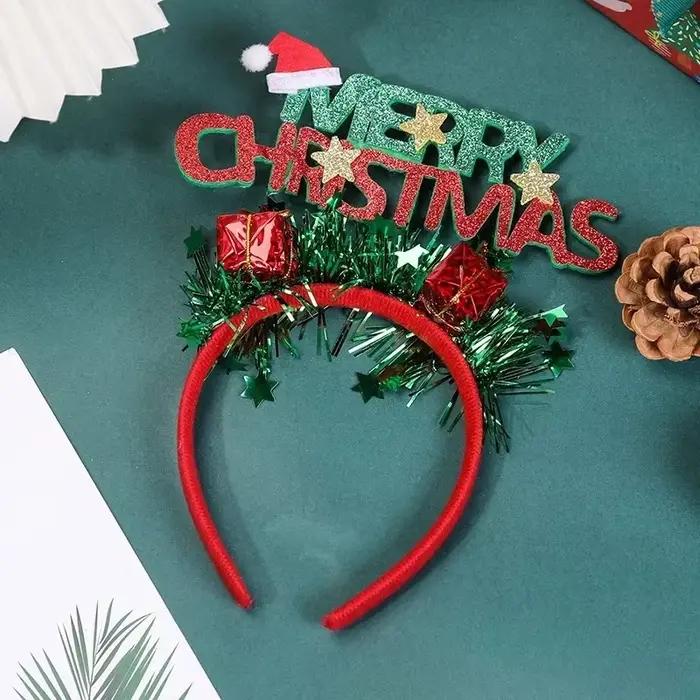 Chapeau de flocon de neige en bois de noël pour enfants et adultes