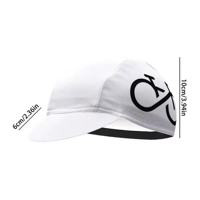 Casquette de cyclisme tricotée simili cuir pour homme et femme, résistante à la transpiration, design extensible pour randonnée et activités de plein air