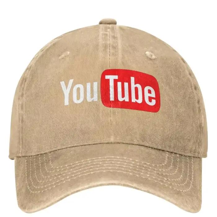 Casquette de Baseball Logo vidéo américain ajusté rétro femmes hommes camionneur papa chapeau parasol randonnée pêche