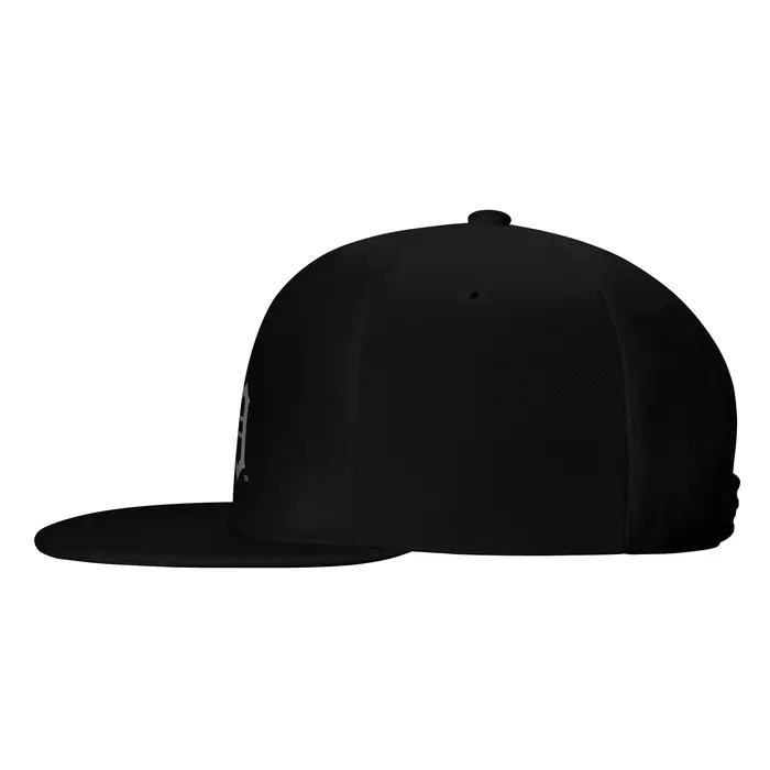 Casquette de soleil en jean à visière plate avec logo des Detroit Tigers