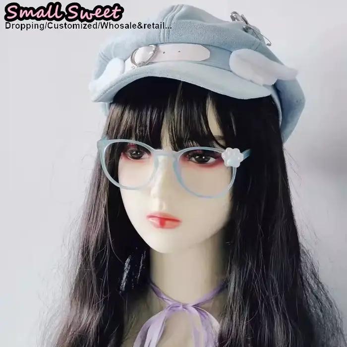 Béret gothique Lolita Y2K pour filles