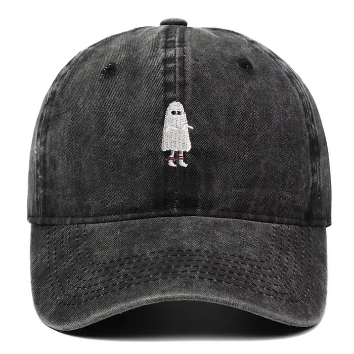 Chapeau de Baseball brodé fantôme d'Halloween