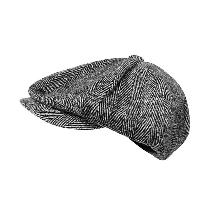 Casquette de journal en laine et polyester multifonctionnelle pour hommes et femmes, bérets extérieurs de style sport automne hiver octogonales occasions spéciales