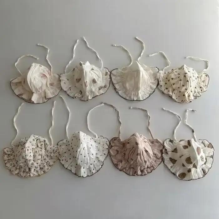 Nouveau-né bébé dentelle chapeau mignon coton enfants