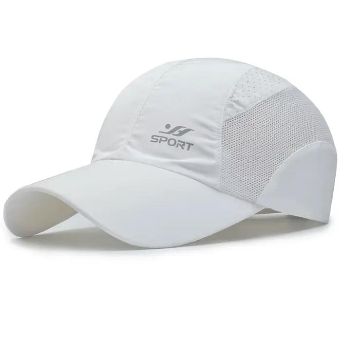 Casquette de baseball de course de protection UV pour femmes hommes chapeaux à séchage rapide sangle supérieure souple