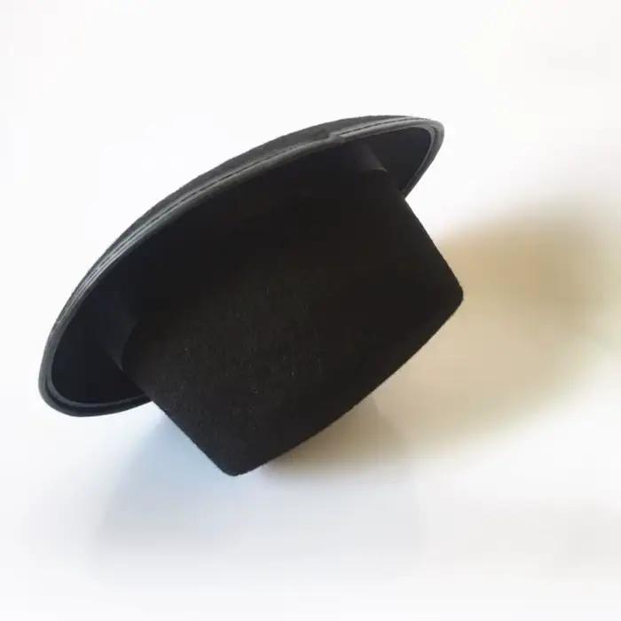 Chapeau haut-de-forme noir pour enfants et adultes