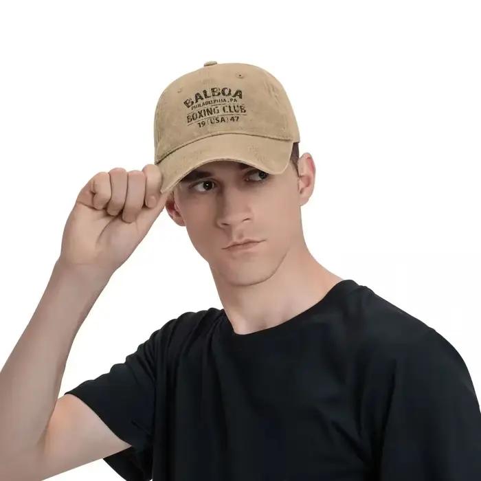 Balboa Vintage Boxing Club Movie Philly Baseball Cap for Men and Women