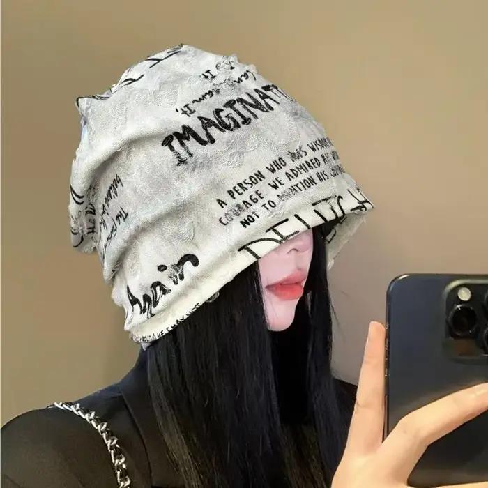 Mode Hip Hop bonnets chapeaux pour hommes femmes printemps été mince Bonnet Gorras unisexe Streetwear Skullies Beanie