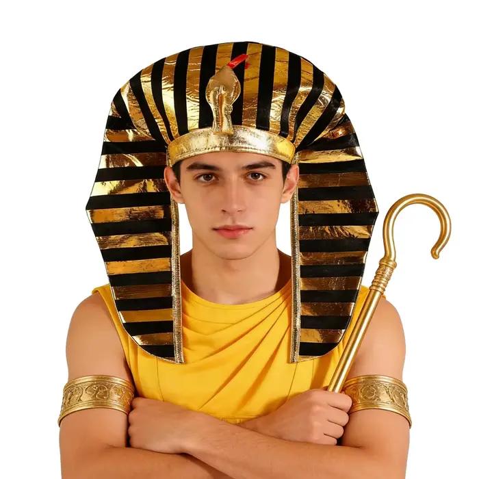 Chapeau de pharaon en or égyptien