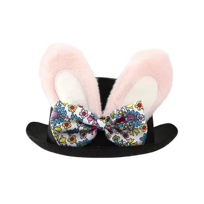Accessoire Chapeau de Pâques noir pour déguisement