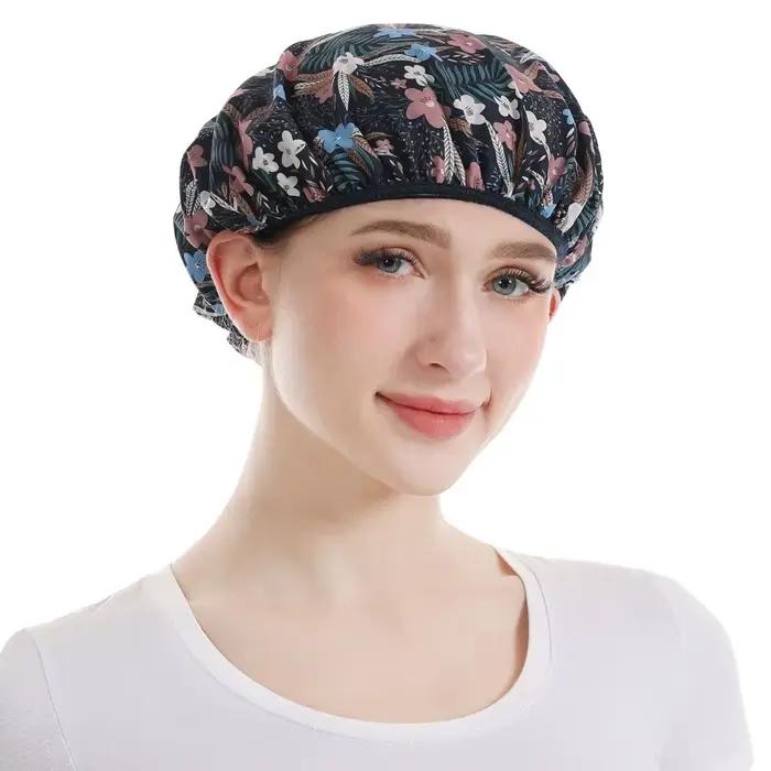 Chapeau de travail en maille élastique anti-poussière
