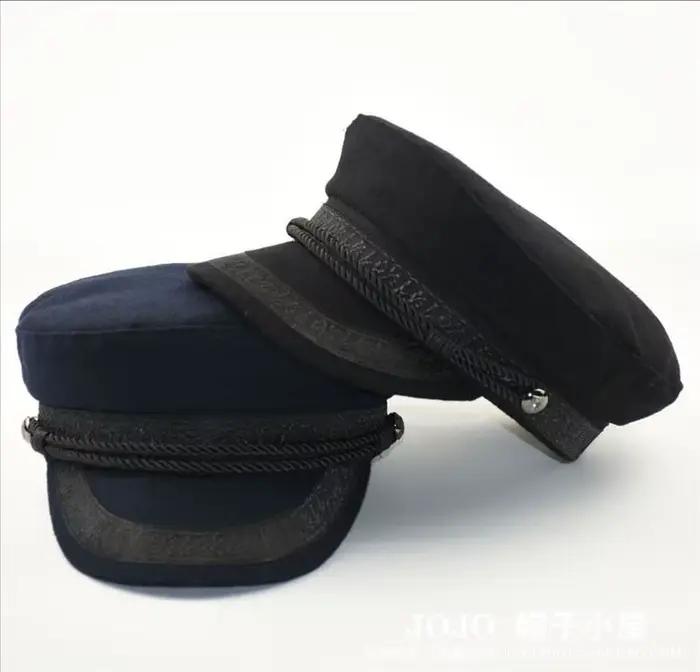 Casquette marine grande taille