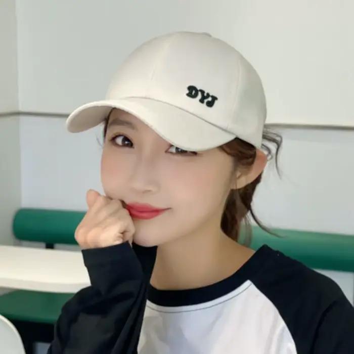 Casquette de baseball en coton avec trou pour queue de cheval