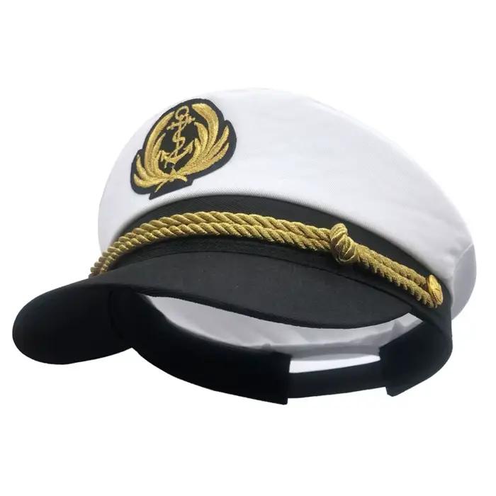 Chapeau de capitaine de la Marine pour hommes et femmes