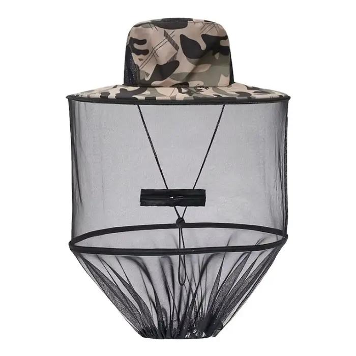 Chapeau anti-moustiques avec filet GNE pour hommes et femmes