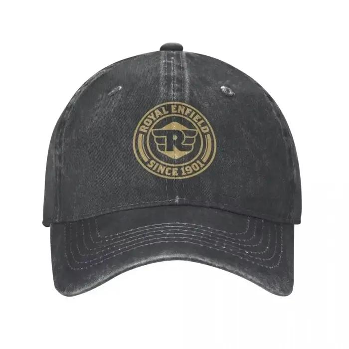 Casquette de baseball Royal Enfields unisexe style vintage protection solaire réglable pour hommes et femmes sorties sports activités de plein air voyages