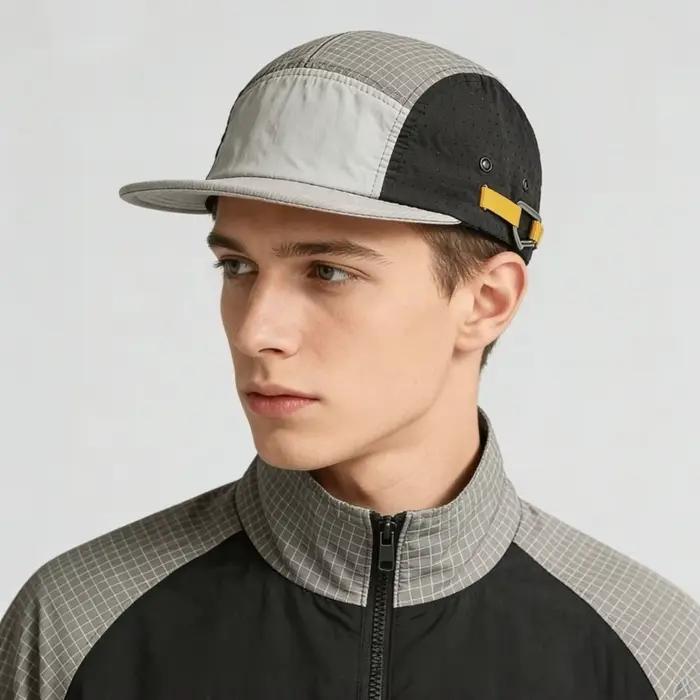 Casquettes de baseball pour hommes à 5 panneaux