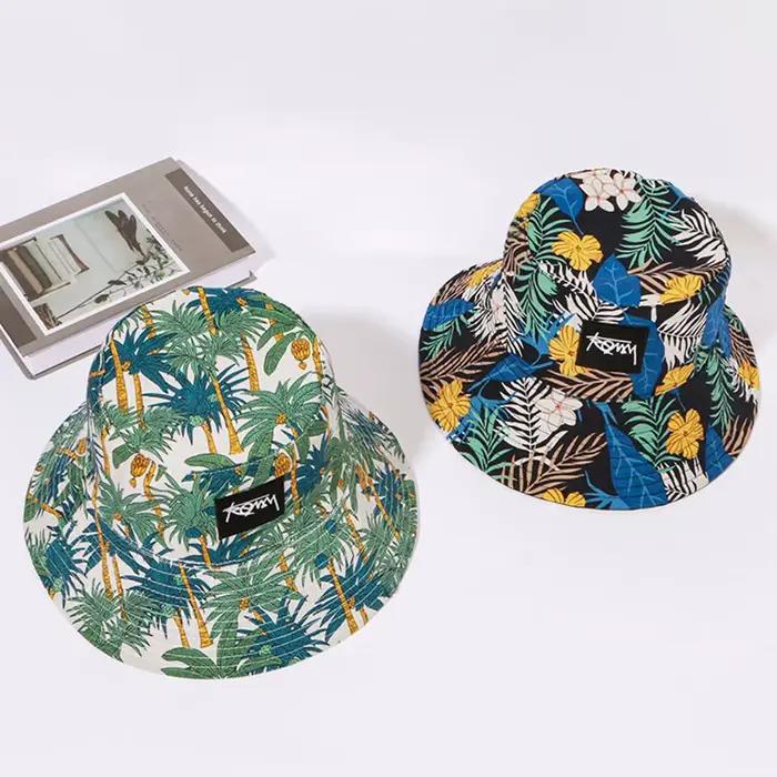Chapeau de plage rétro double face pour hommes et femmes